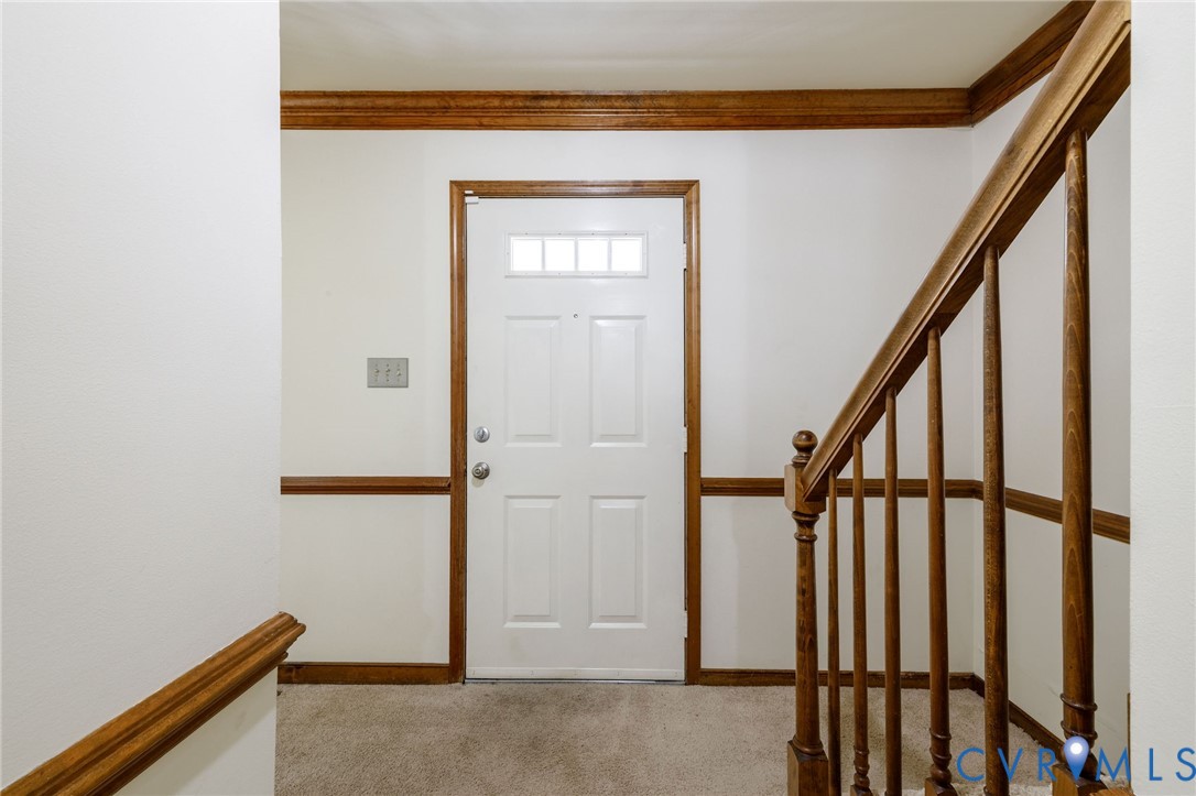 10400 Hamlin Drive Chester, VA 23831 - Photo 5 of 46 a view of an entryway with staircase