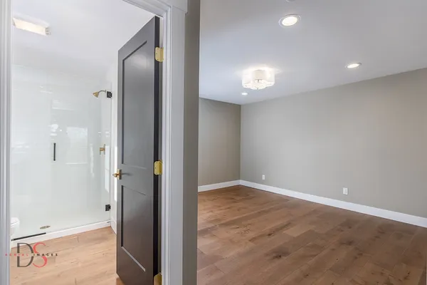 a view of an empty room