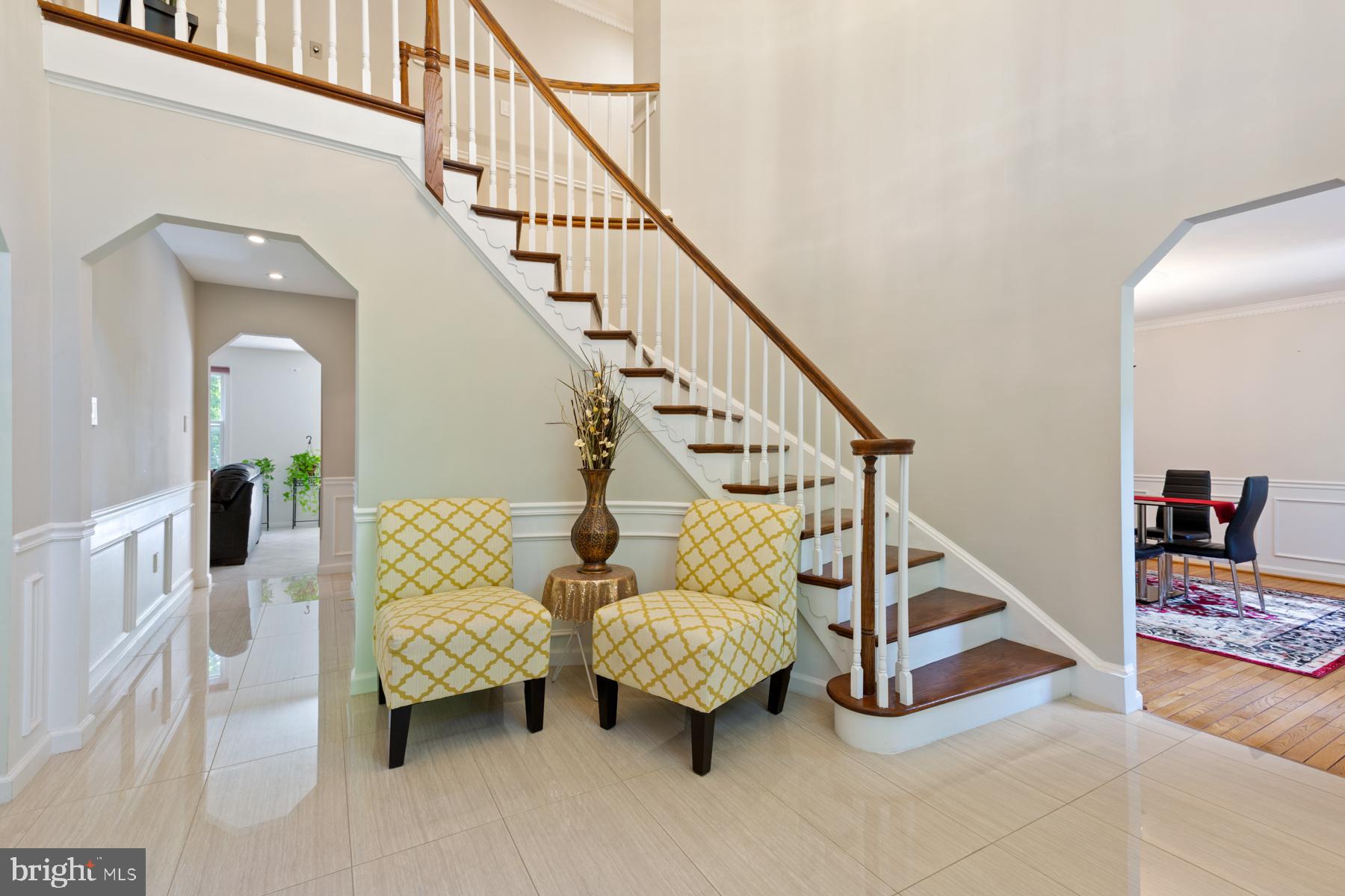 14504 Cutstone Way Silver Spring, MD 20905 - Photo 3 of 52 Stunning Foyer/Entry with curved staircase