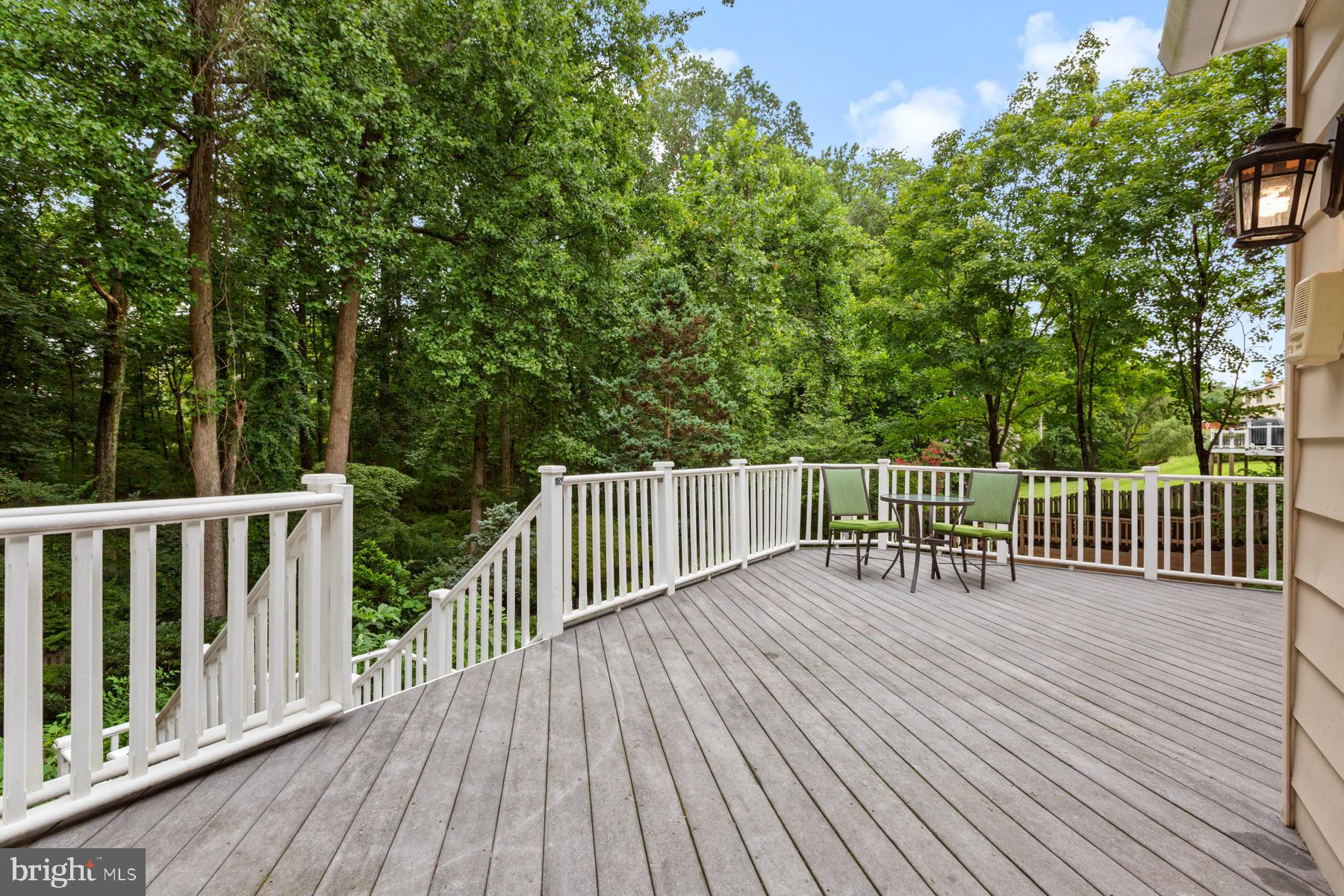 14504 Cutstone Way Silver Spring, MD 20905 - Photo 41 of 52 Large Deck with private wooded view