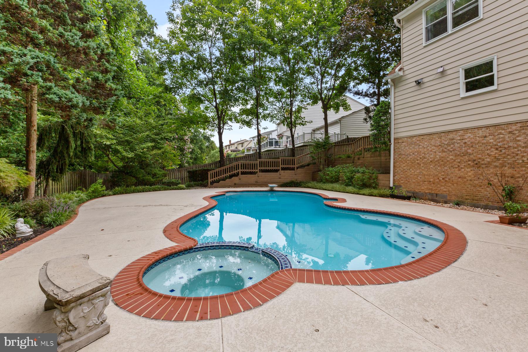 14504 Cutstone Way Silver Spring, MD 20905 - Photo 43 of 52 Gorgeous salt water pool & spa in private setting