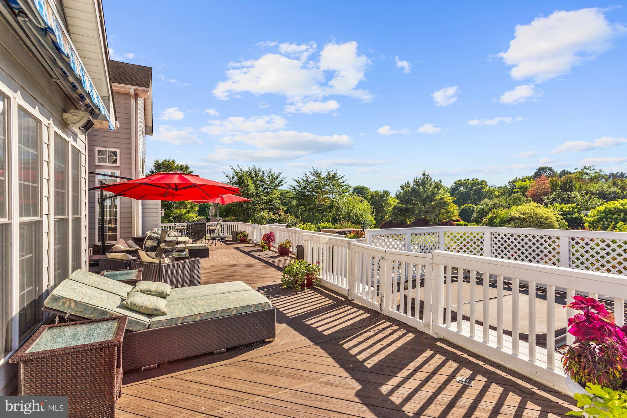 9466 Lovat Road Fulton, MD 20759 - Photo 26 of 78 Tiered Deck Off of Sun Room Overlooking Gardens