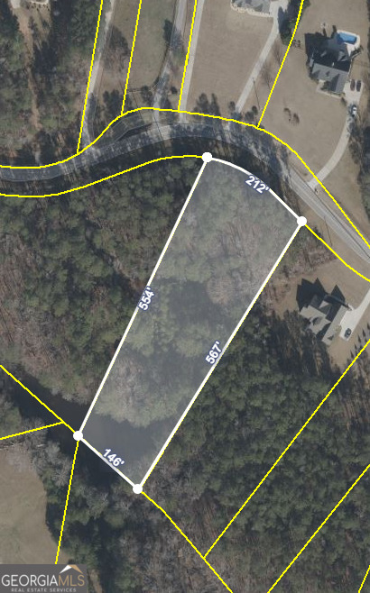 a backyard of a house