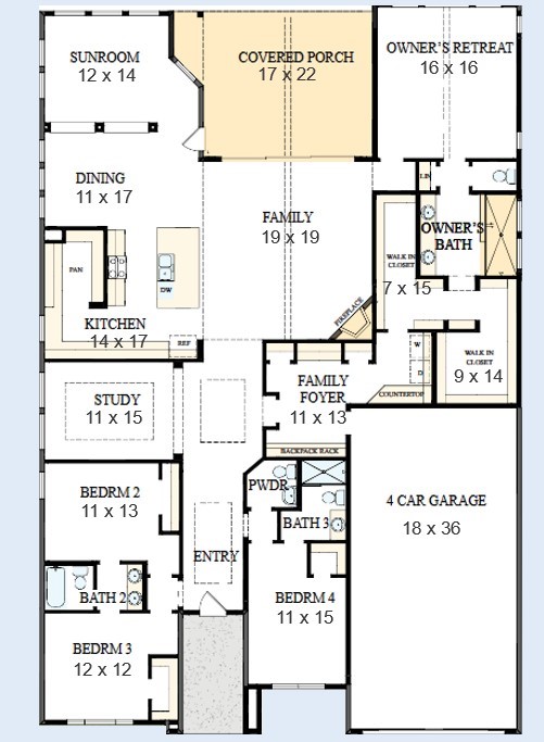 1760 Howler Way Montgomery, TX 77316 - Photo 2 of 44 The popular Lotus (model plan) is a winner for all lifestyles! This open design with high ceilings and great use of space is loved by all!