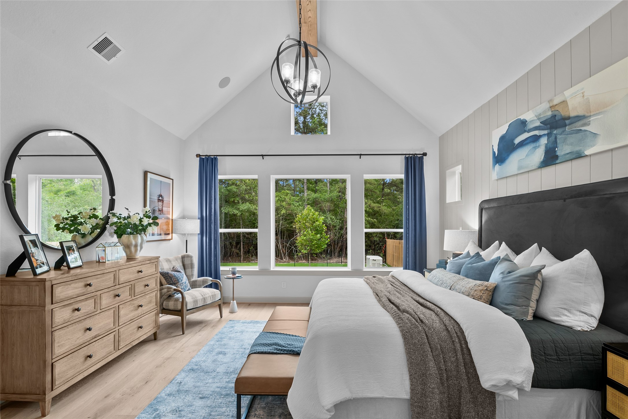 1760 Howler Way Montgomery, TX 77316 - Photo 21 of 44 REPRESENTATIVE PHOTO: Spacious Master suite with high ceilings and lots of windows! Low maintenance flooring! Beam optional.