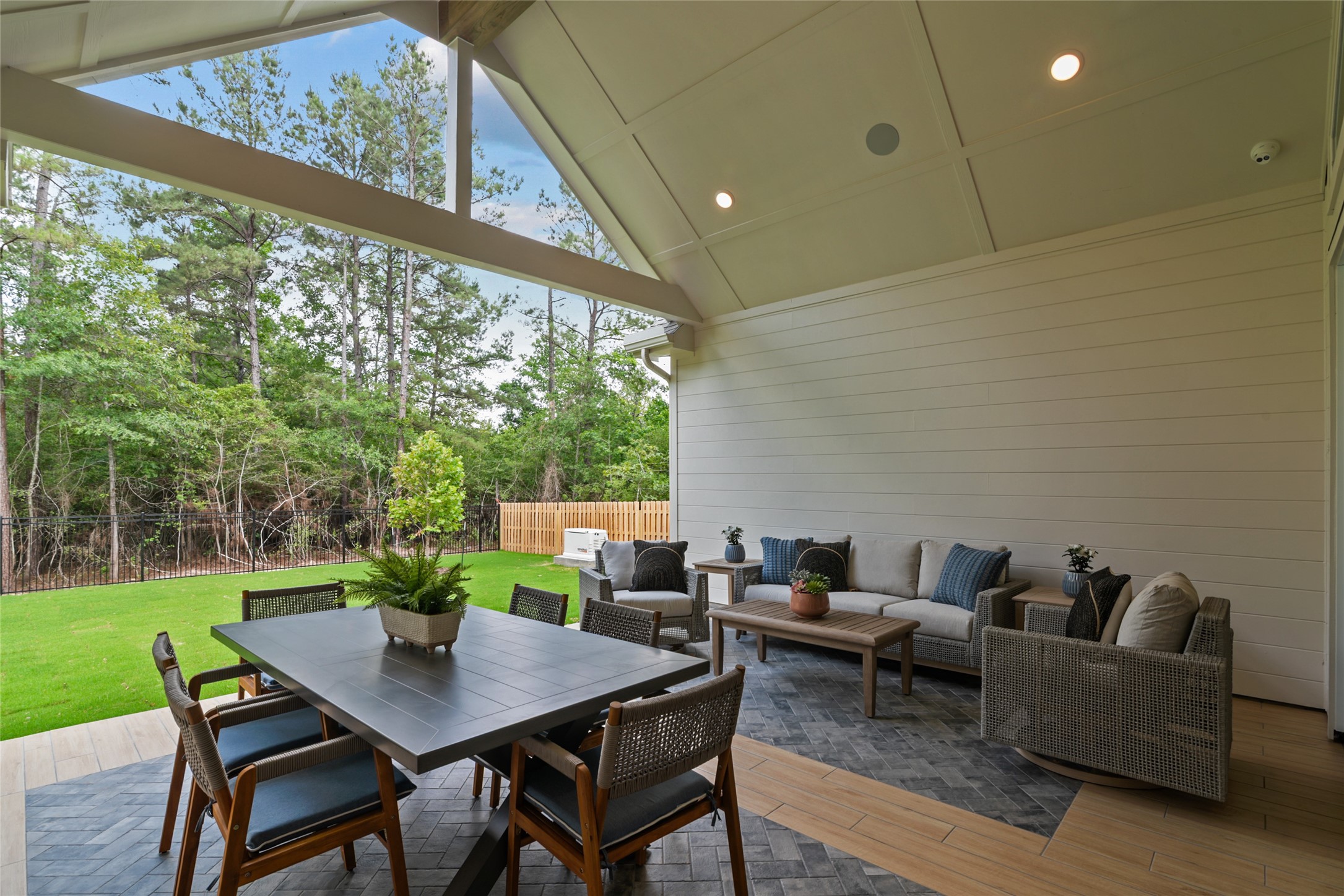 1760 Howler Way Montgomery, TX 77316 - Photo 30 of 44 REPRESENTATIVE PHOTO: Large outdoor living area with cathedral ceiling! A great place to relax with friends and family!