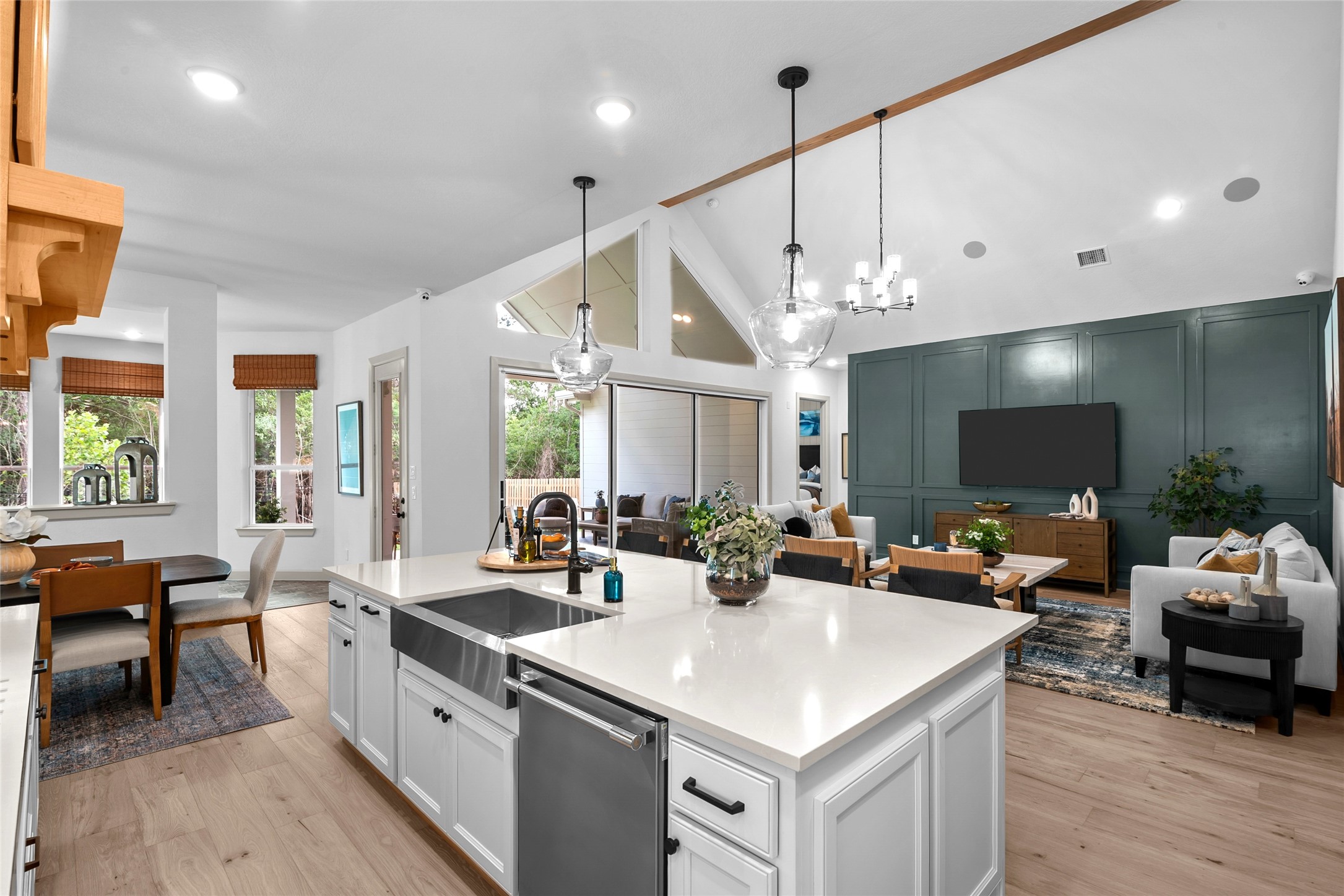 1760 Howler Way Montgomery, TX 77316 - Photo 10 of 44 REPRESENTATIVE PHOTO: Kitchen is open to the Living area and overlooks the extended Outdoor Living and rear yard!