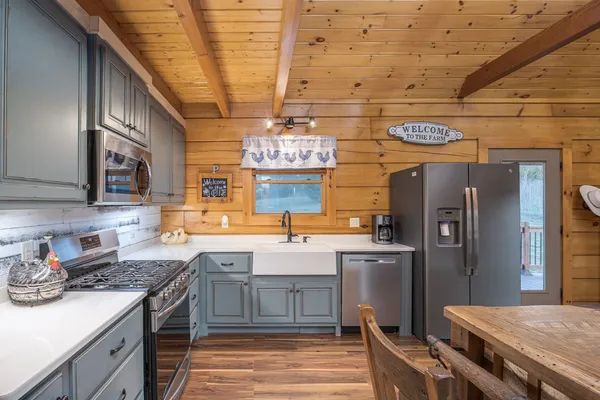 a view of an outdoor space and a street