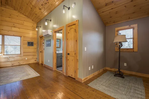 a view of an ocean beach