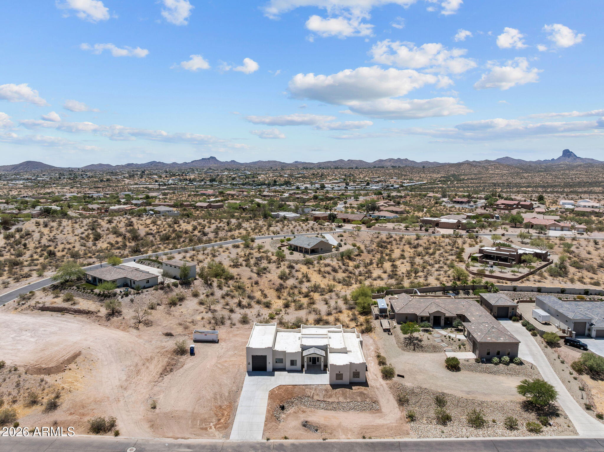 2855 Percheron Road Wickenburg, AZ 85390 - Photo 58 of 58 an aerial view of a residential houses with outdoor space
