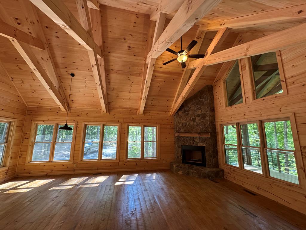 639 North Moreland Drive Blue Ridge, GA 30513 - Photo 36 of 53 a view of an empty room with wooden floor and a window