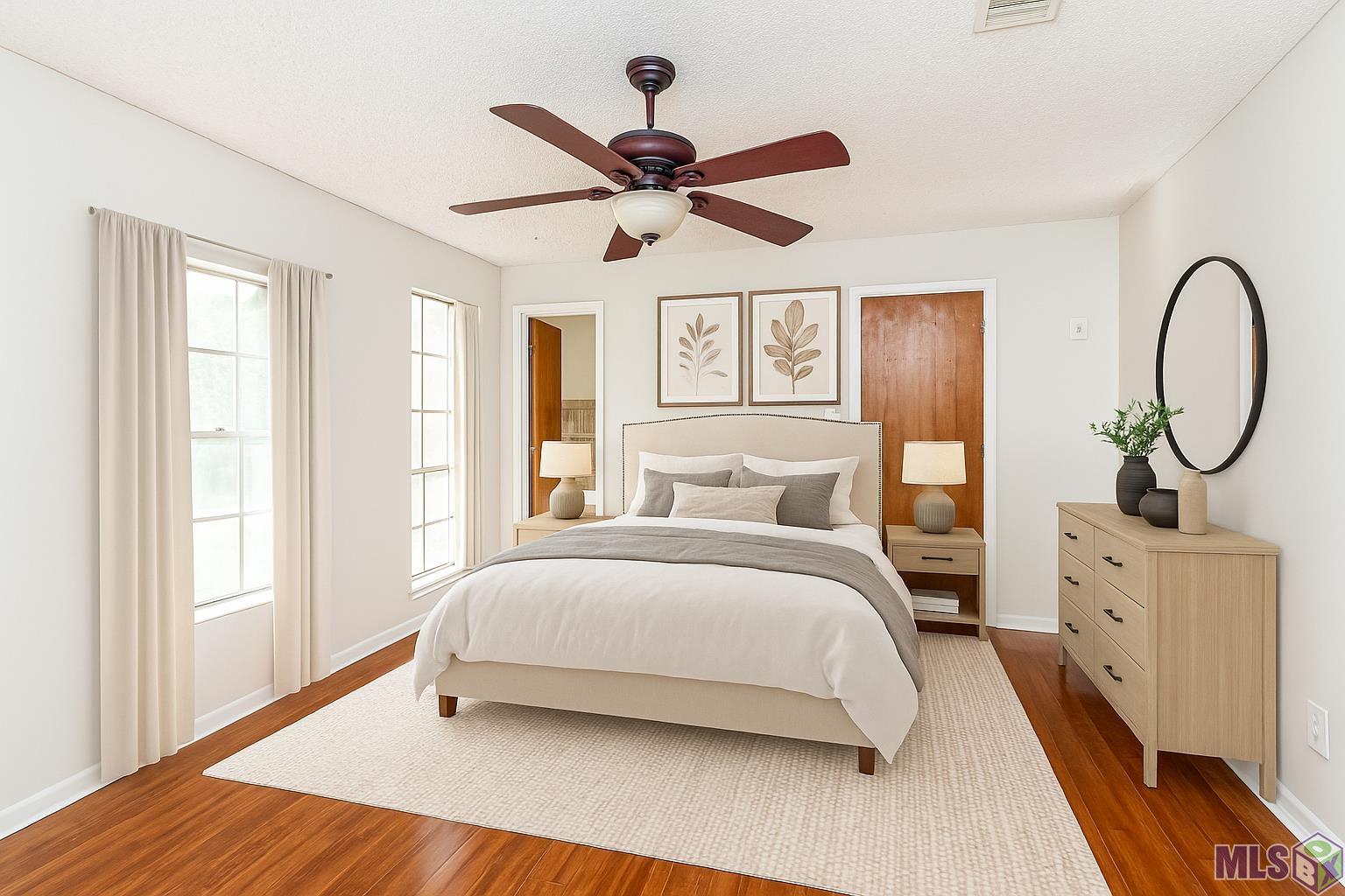 6142 Wright Drive Baton Rouge, LA 70812 - Photo 8 of 11 Master Bedroom staged