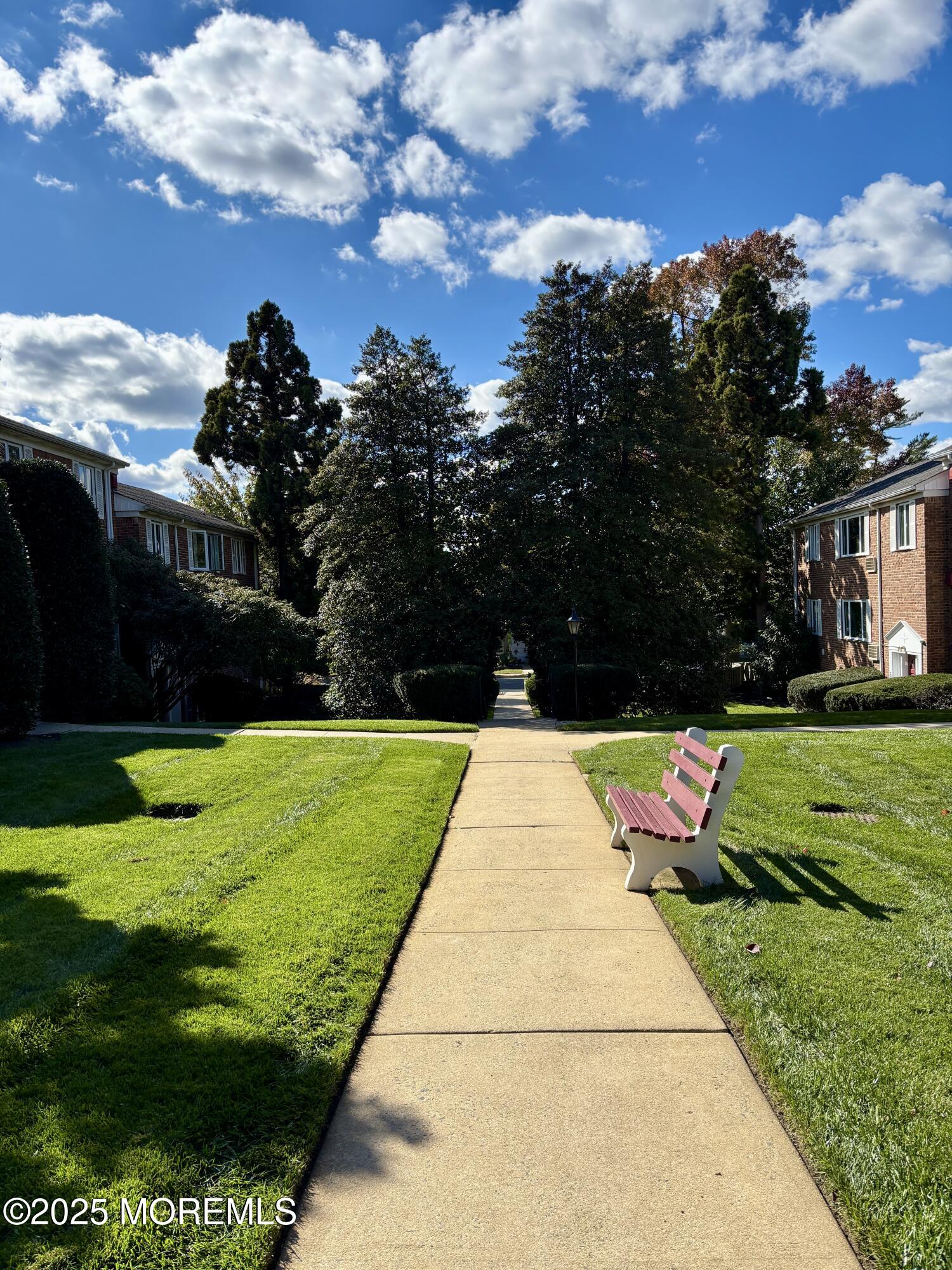 283 Spring Street, Unit 4C Red Bank, NJ 07701 - Photo 23 of 29 a view of backyard with garden and entertaining space