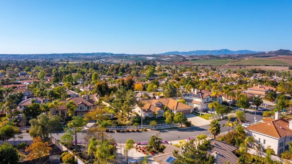 1667 Del Mar Road Oceanside, CA 92057 - Photo 50 of 51 an aerial view of residential house with parking and trees