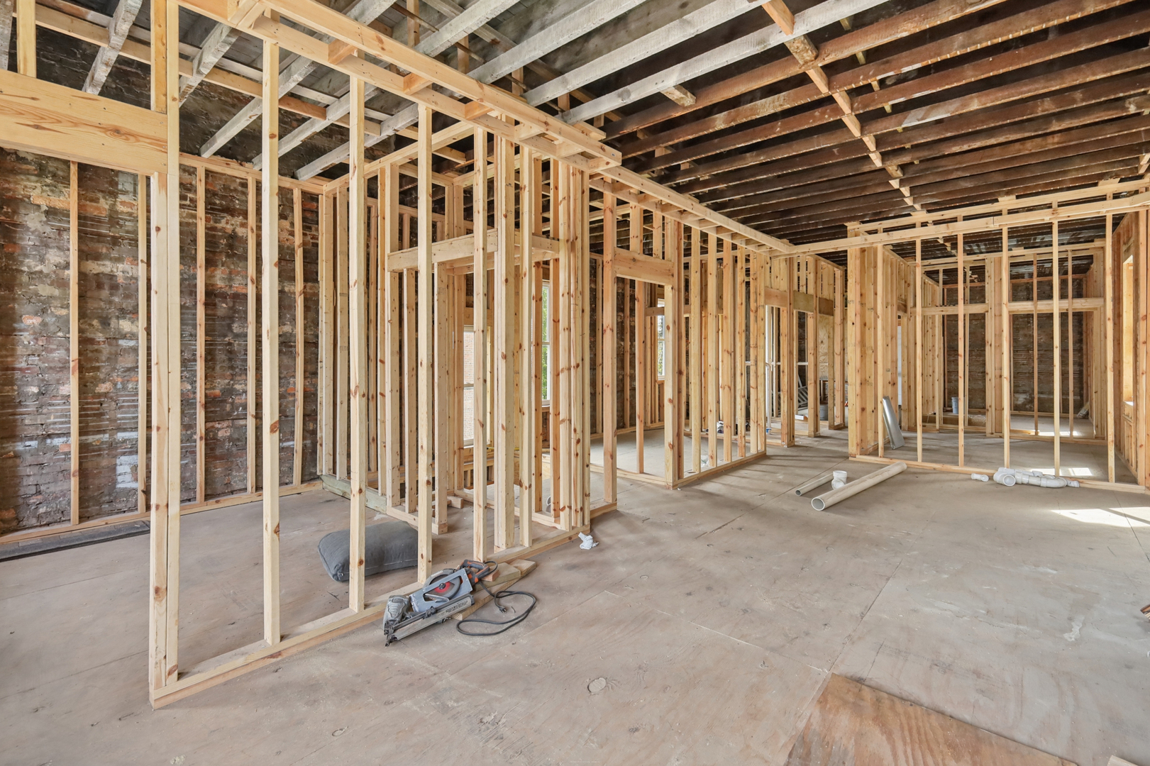 6433 South Sangamon Street Chicago, IL 60621 - Photo 11 of 26 a view of a room with wooden walls