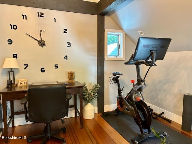 2631 Hancock Road Hancock, MA 01267 - Photo 24 of 55 a view of a workspace with furniture and gym equipment