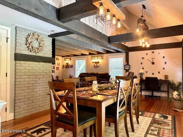 2631 Hancock Road Hancock, MA 01267 - Photo 25 of 55 a view of a dining room with furniture and wooden floor