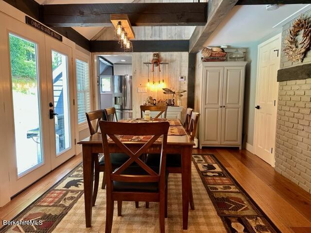 2631 Hancock Road Hancock, MA 01267 - Photo 27 of 55 a view of a dining room with furniture window and wooden floor