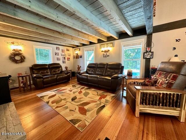 2631 Hancock Road Hancock, MA 01267 - Photo 32 of 55 a living room with furniture and wooden floor