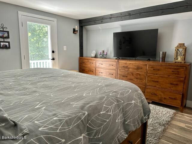 2631 Hancock Road Hancock, MA 01267 - Photo 41 of 55 a bedroom with a bed and a flat screen tv