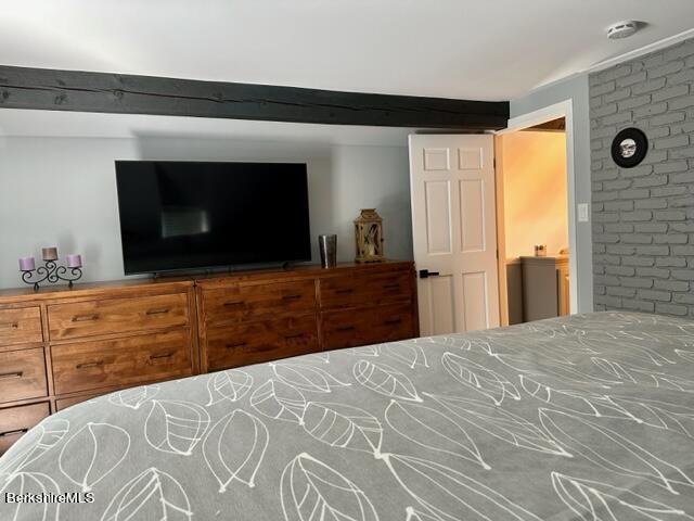 2631 Hancock Road Hancock, MA 01267 - Photo 42 of 55 a bedroom with a bed and a flat screen tv