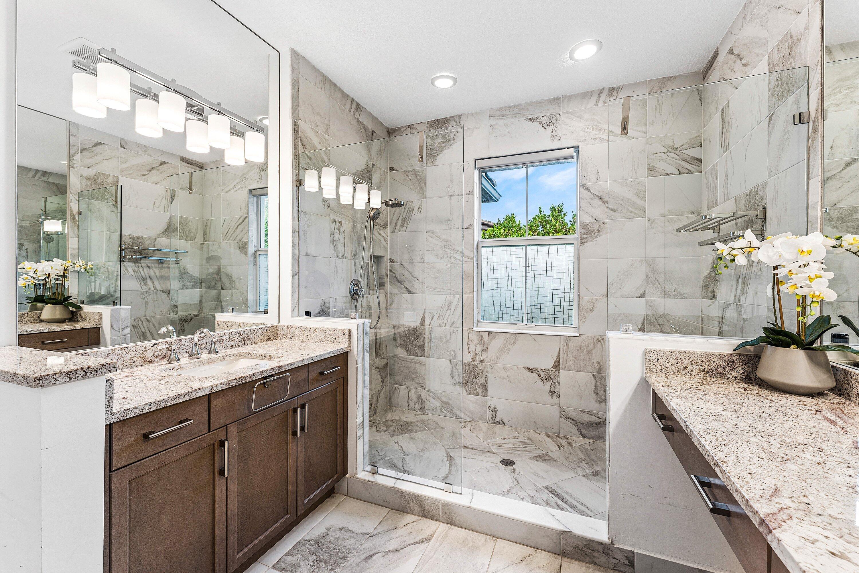 4821 Pointe Midtown Road Palm Beach Gardens, FL 33418 - Photo 17 of 34 Primary Bath - Double Vanities