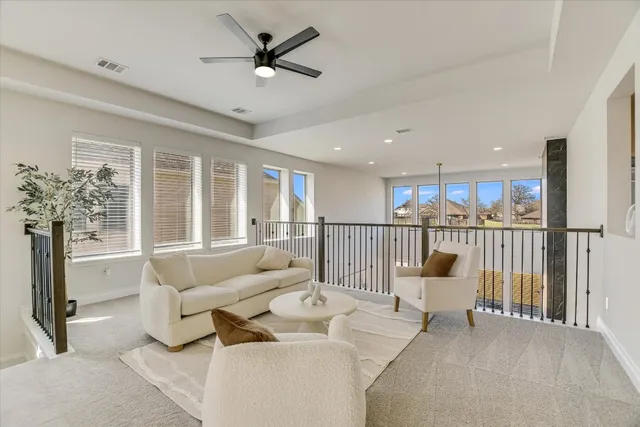 a view of a bathroom from a hallway
