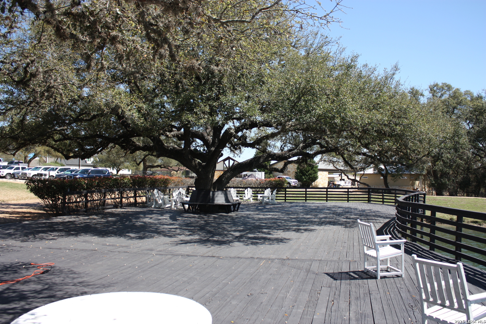 222 North Calvin Barrett Blanco, TX 78606 - Photo 5 of 33 a outdoor view with sitting space and trees