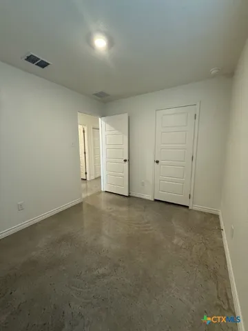 an empty room with an empty space