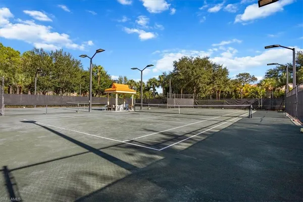 a view of a basketball court