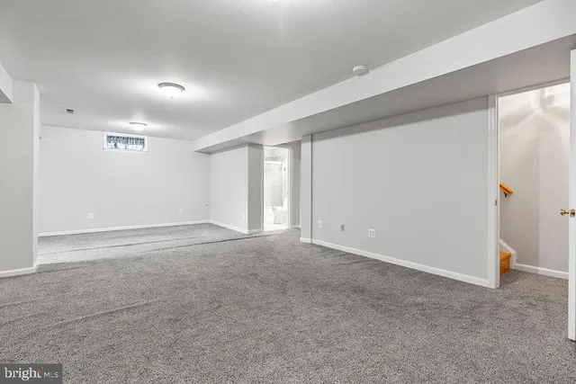 a view of an empty room