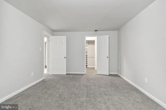 a view of an empty room