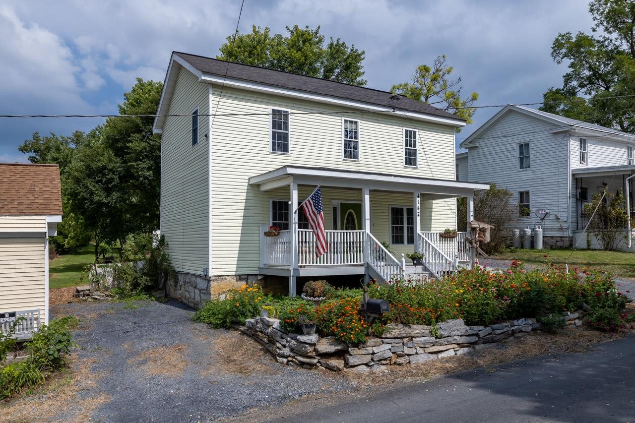 4147 South Middle Road Quicksburg, VA 22847 - Photo 25 of 33 a front view of a house with a porch