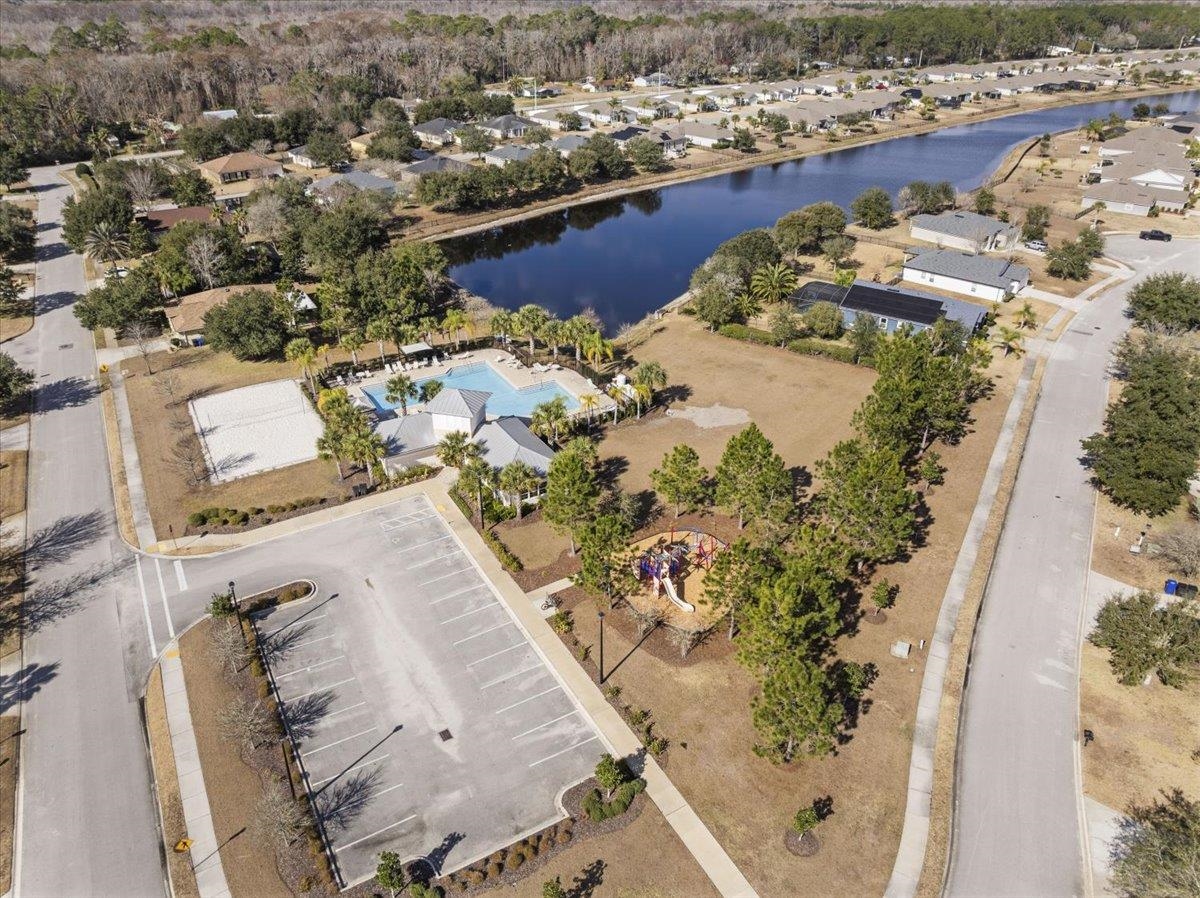 1112 Golden Lake Loop St. Augustine, FL 32084 - Photo 52 of 56 an aerial view of a house with a lake view