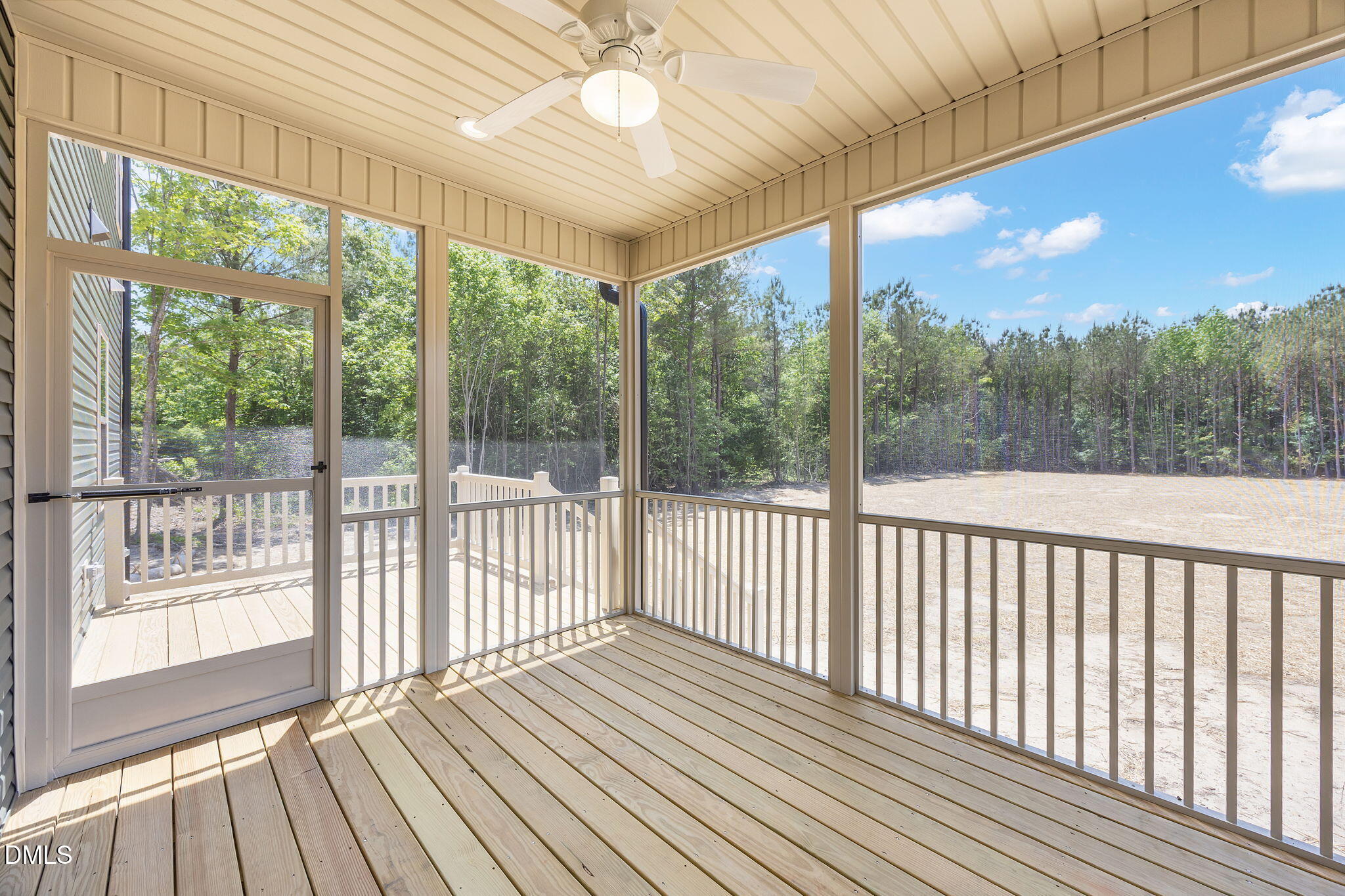 378 Freedom Ridge Drive Smithfield, NC 27577 - Photo 5 of 33 a view of a balcony with wooden floor