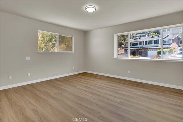 wooden floor in an empty room