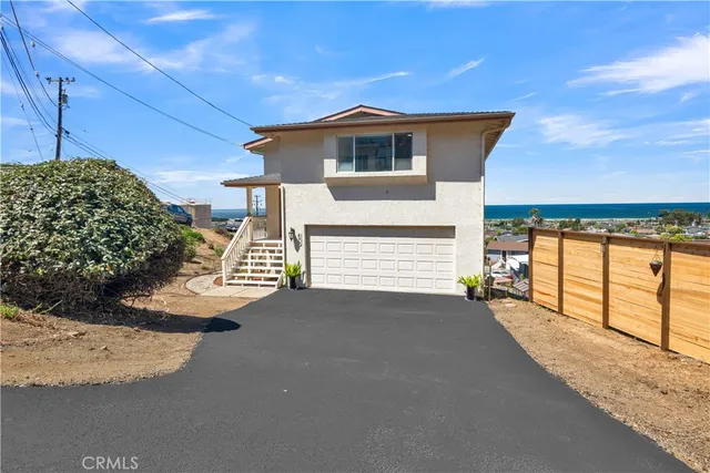 a view of city from a balcony
