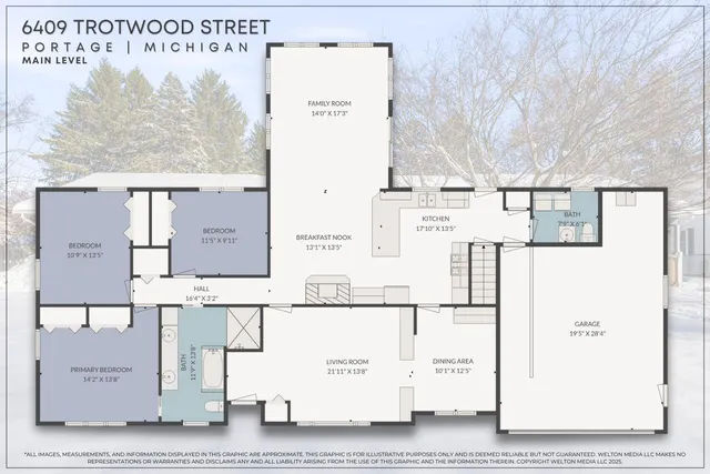 $319,900 | 6409 Trotwood Street, Portage, MI 49024