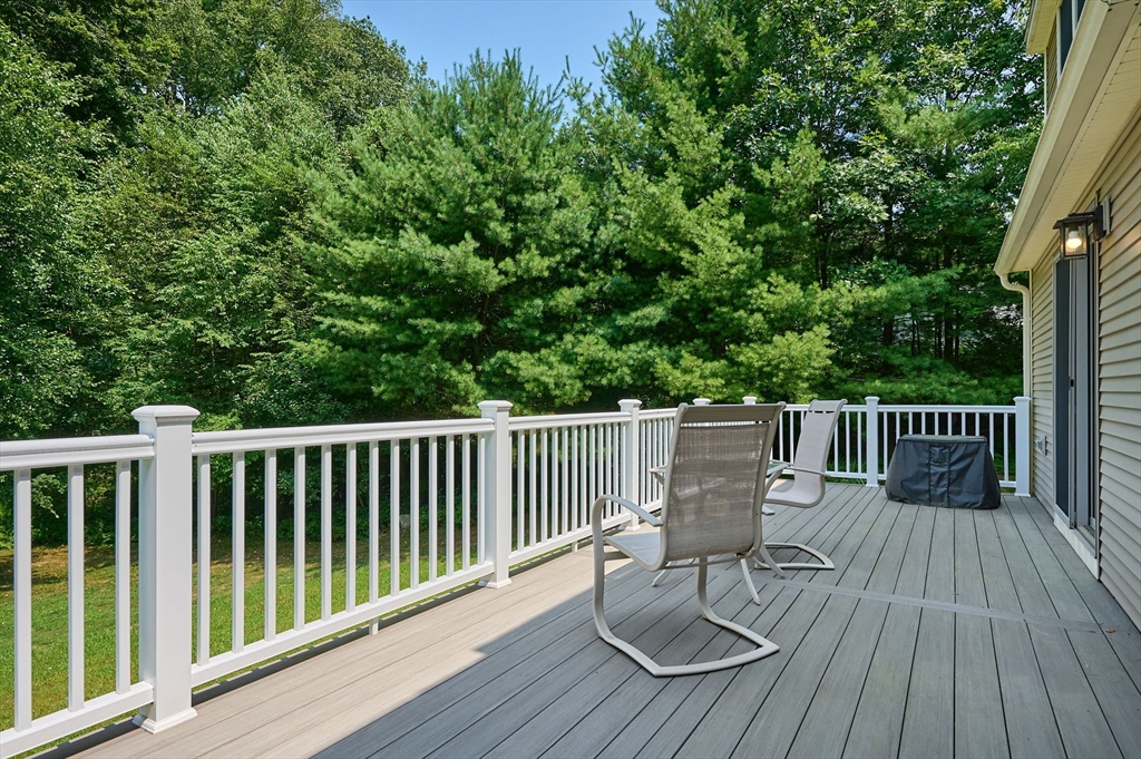 72 Reservation Road Sunderland, MA 01375 - Photo 25 of 38 a view of balcony with furniture and wooden deck