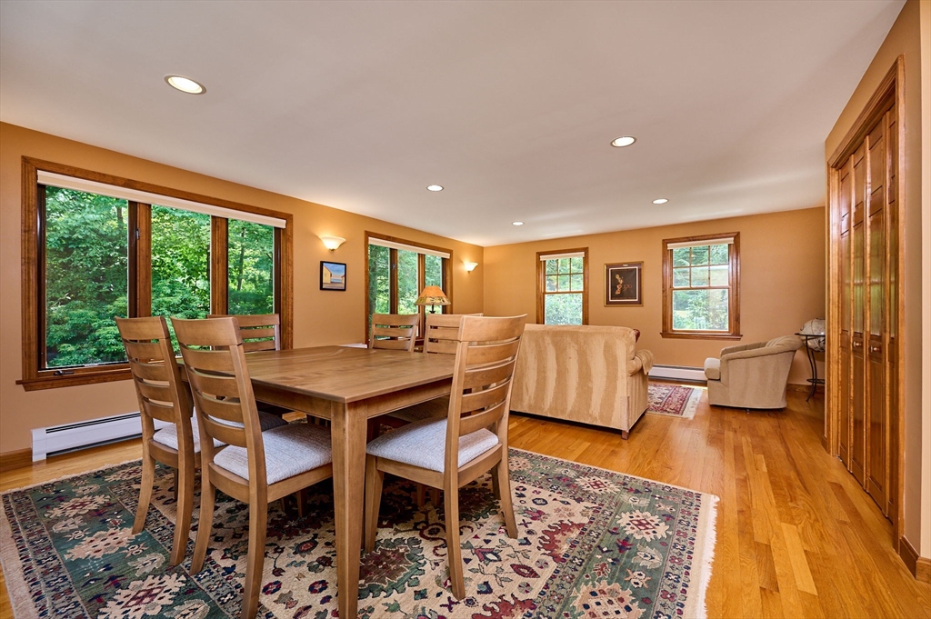 72 Reservation Road Sunderland, MA 01375 - Photo 9 of 38 a view of a dining room with furniture window and wooden floor