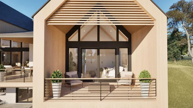 a view of entryway of a house