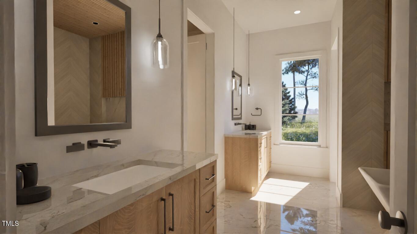 163 Forest Bridge Road Franklinton, NC 27525 - Photo 13 of 41 a bathroom with a sink and a mirror