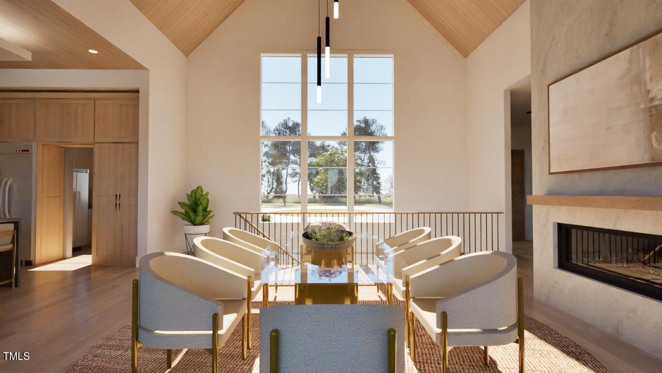 163 Forest Bridge Road Franklinton, NC 27525 - Photo 6 of 41 a view of a dining room with furniture window and wooden floor