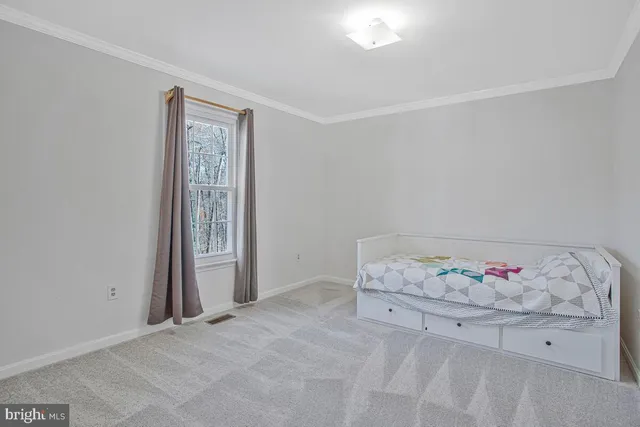 an empty room with toys