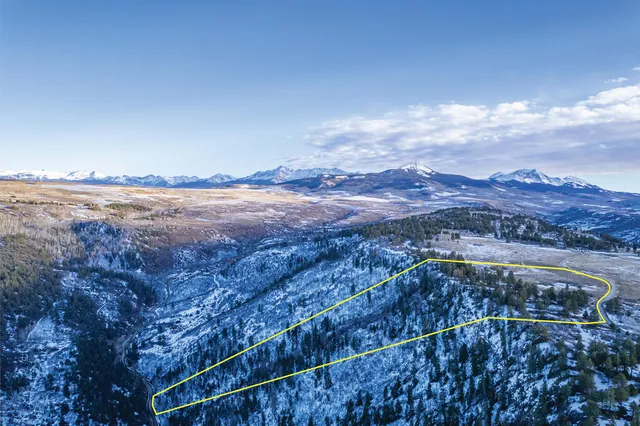 a view of city and mountain