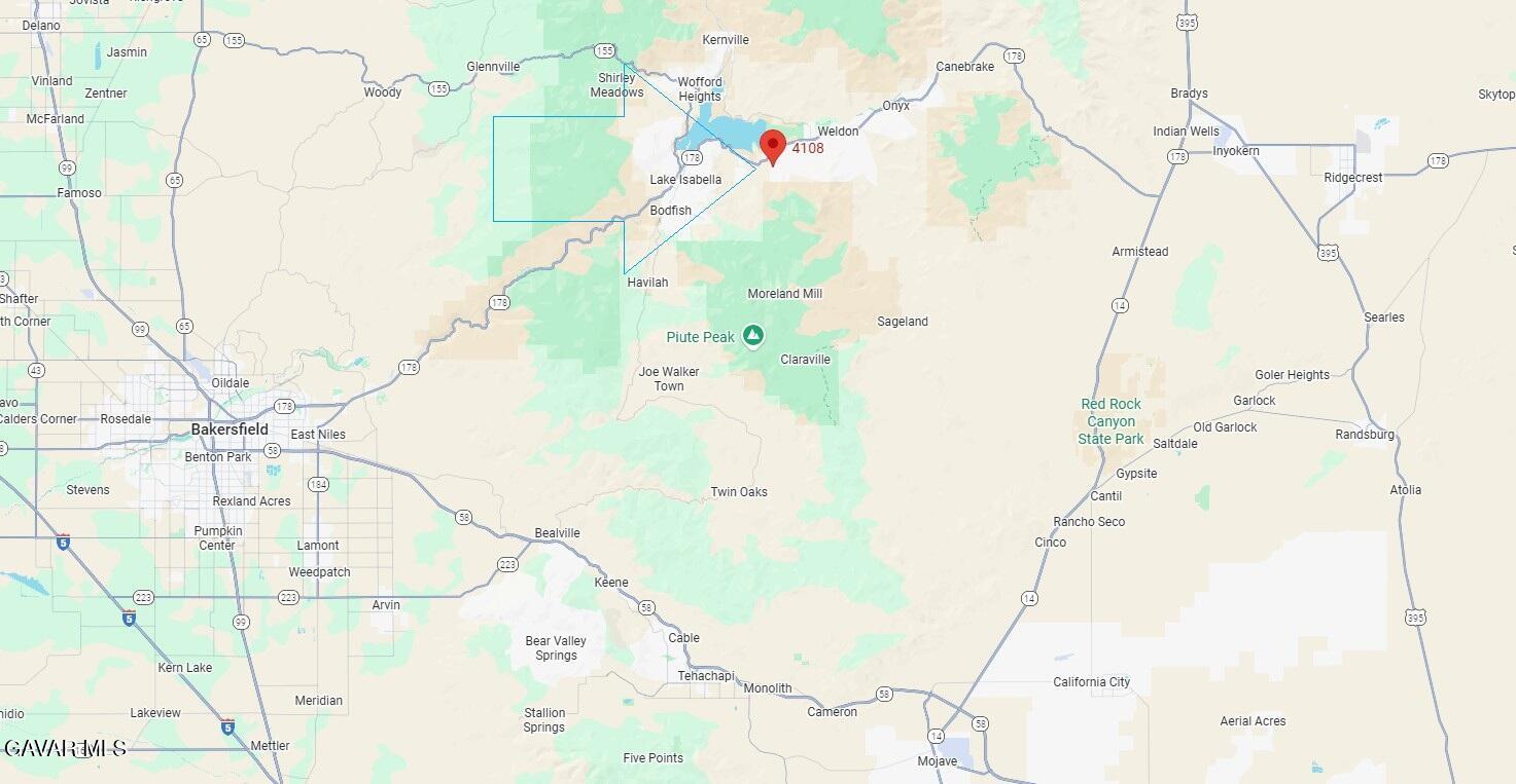 4108 Goat Ranch Road Lake Isabella, CA 93240 - Photo 14 of 16 a bathroom with a bathtub and shower