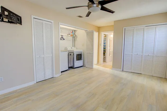 a view of an empty room