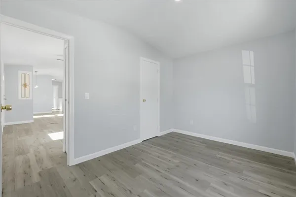 wooden floor in an empty room