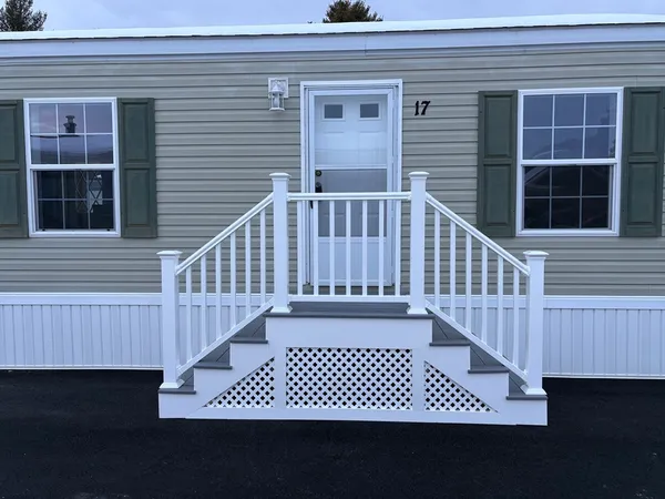 a view of wooden deck
