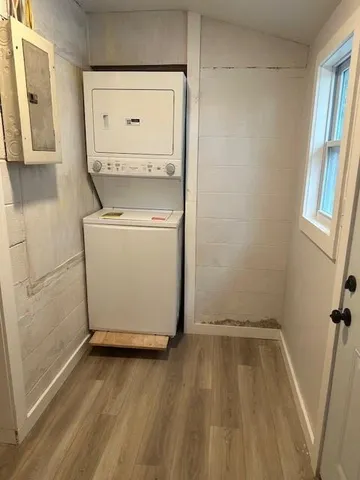 a view of a storage & utility room in a house